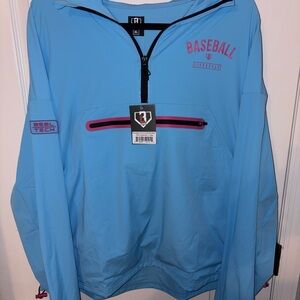 Baseball Lifestyle Blue Windbreaker